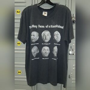 Vtg 1997 The Three Stooges TV Show Comedy Knuckleheads Curly T-shirt SZ L